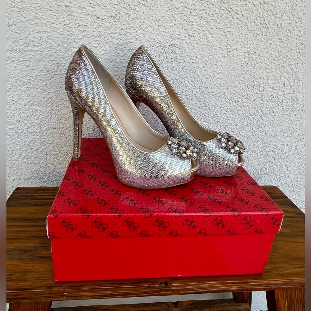 Stiletto Guess Silver High Heels